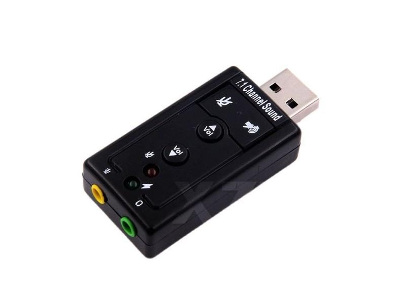 New Virtual 7.1 Channel USB 2.0 Sound Card With 3.5mm Jack Carousel 1