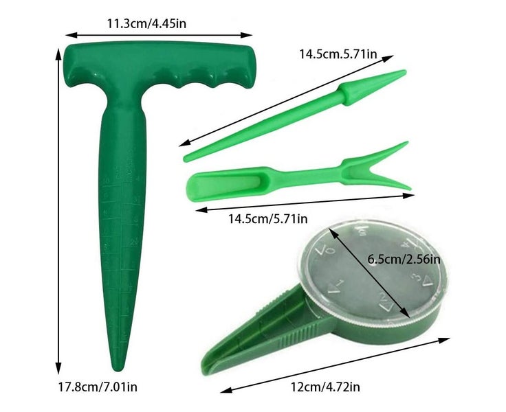 1set/6 pcs Gardening tools, Planter Seedling, Transplanter Hole puncher, Adju Carousel 5
