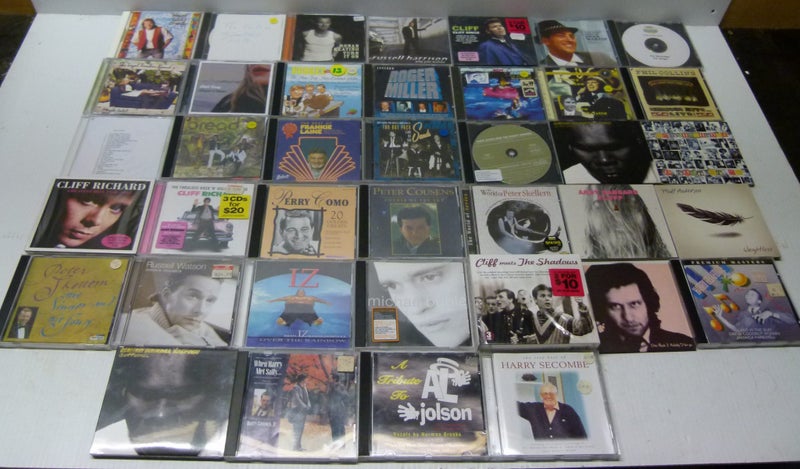 BULK COLLECTION OF 127 MALE VOCAL CDs (BING CROSBY, FRANK SINATRA, ETC) Carousel 4