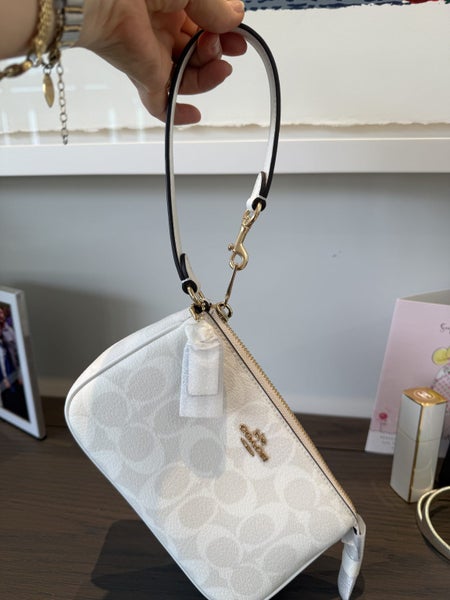 Coach Shoulder Bag Mini Size Chalk/Glacier White62937635765123112