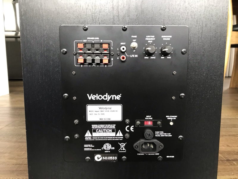 Velodyne Subwoofer Impact 1062940495234562112