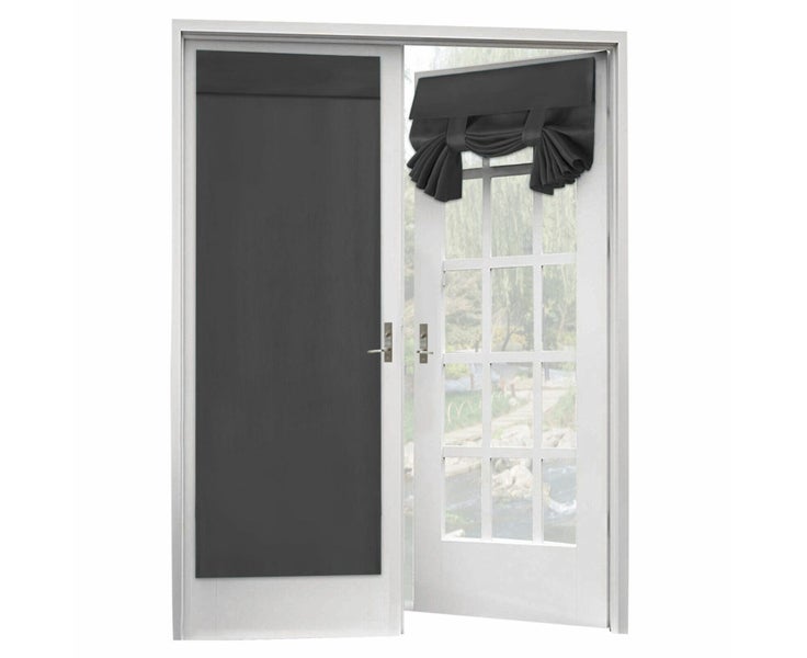 2 Panels French Door Curtains for Privacy, Thermal Insulated Door Curtain Pan Carousel 1
