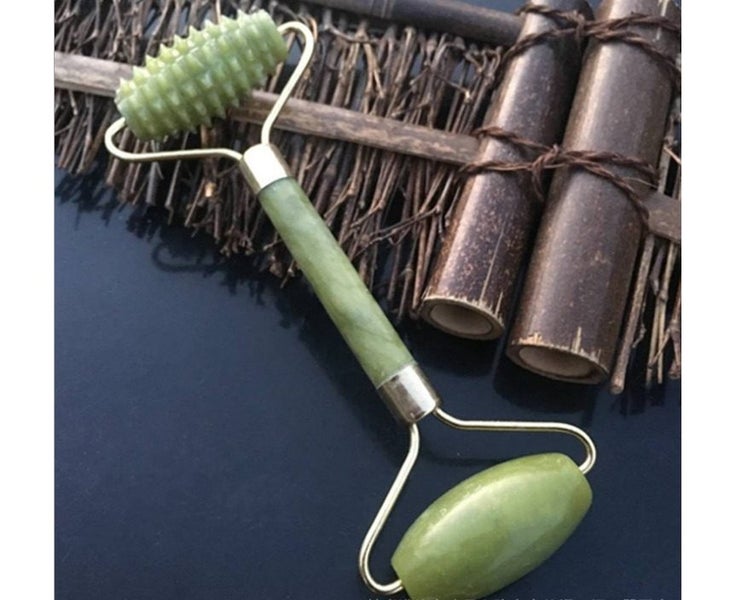 1PC Economic Facial Massage Jade Roller Face Body Head Neck Nature Beauty Dev Carousel 1