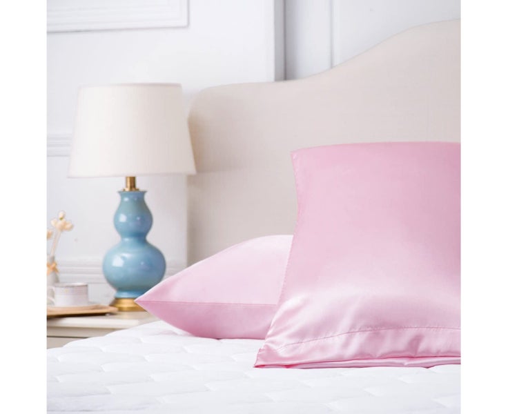 Satin Pillowcase for Hair and Skin, 2-Pack - Standard Size Pillow Cases - Sat Carousel 2