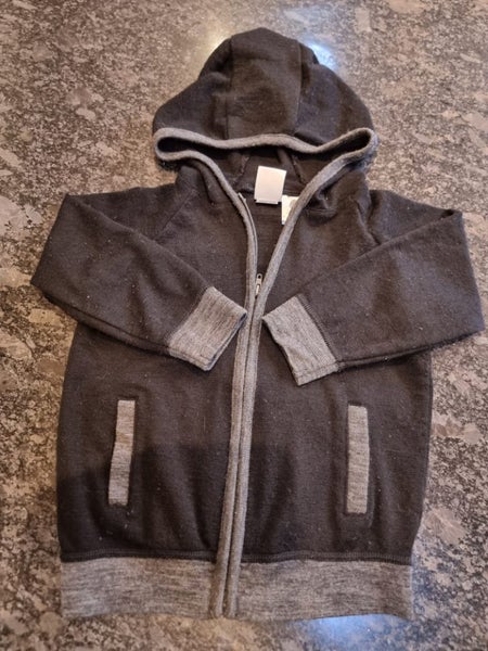 Merino zip up hoodie size 2 Carousel 1