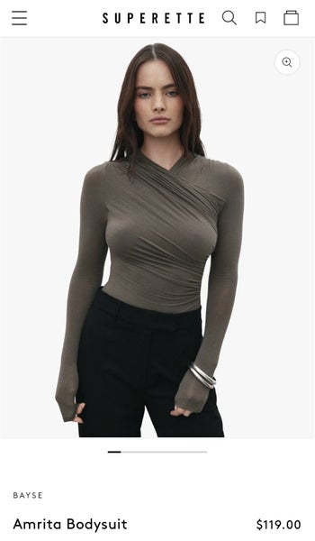BAYSE Amrita Bodysuit ~ Sz M ~ as new condition!62939543924097119