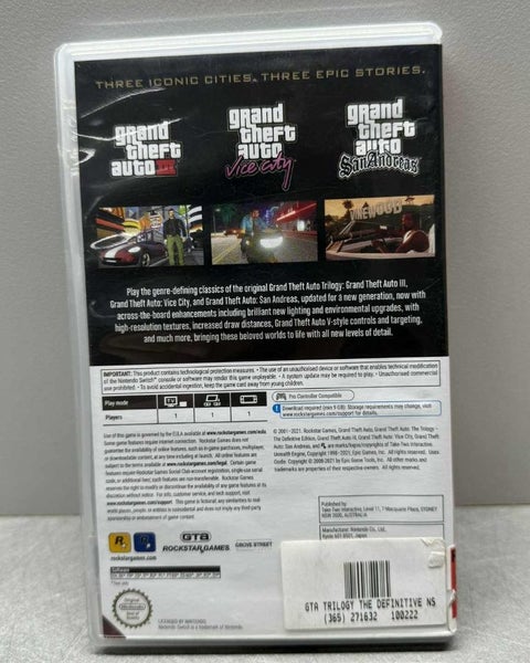 Grand Theft Auto: The Trilogy – The Definitive Edition -Nintendo Switch Carousel 2