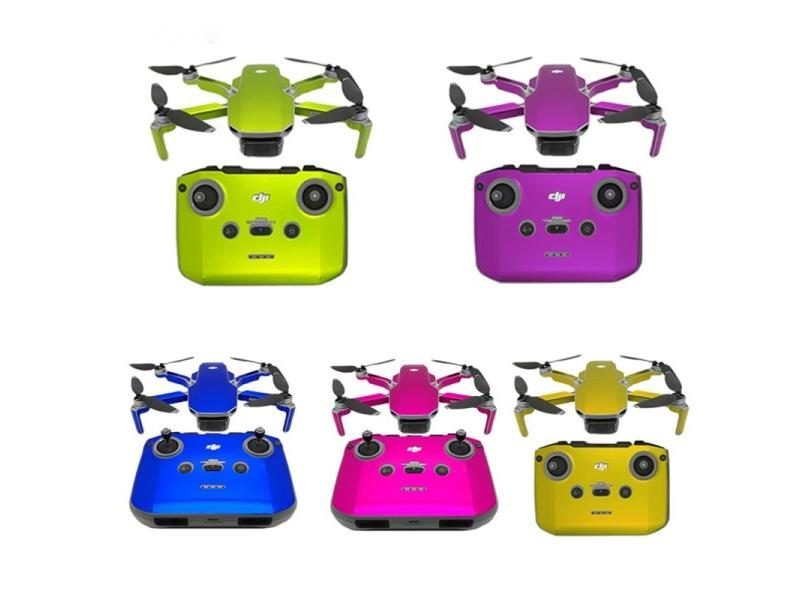 For DJI Mini 2/MINI 2 SE Stickers Skin Protective Drone Body Arm Remote Control Carousel 2