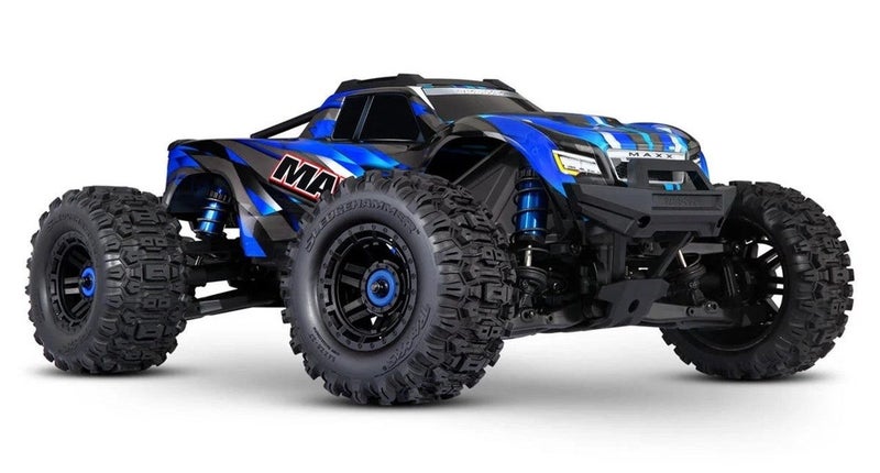 Traxxas Maxx WideMaxx Brushless RTR 4WD Monster Truck (Blue) w/ TSM Carousel 1