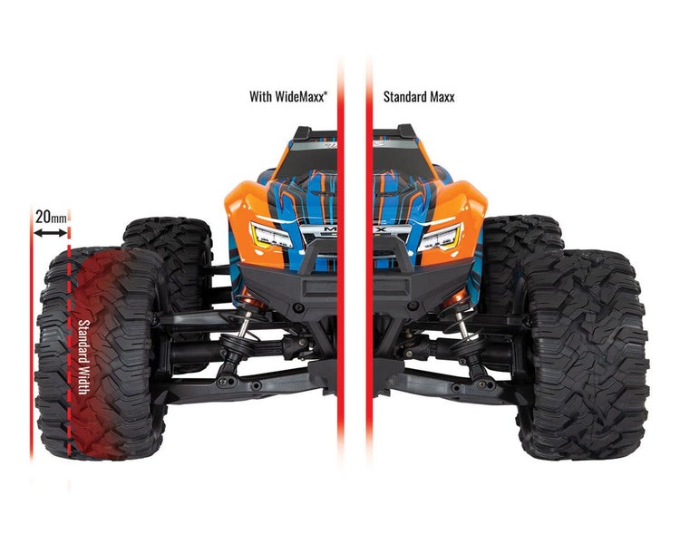 Traxxas Maxx WideMaxx Brushless RTR 4WD Monster Truck (Blue) w/ TSM Carousel 6