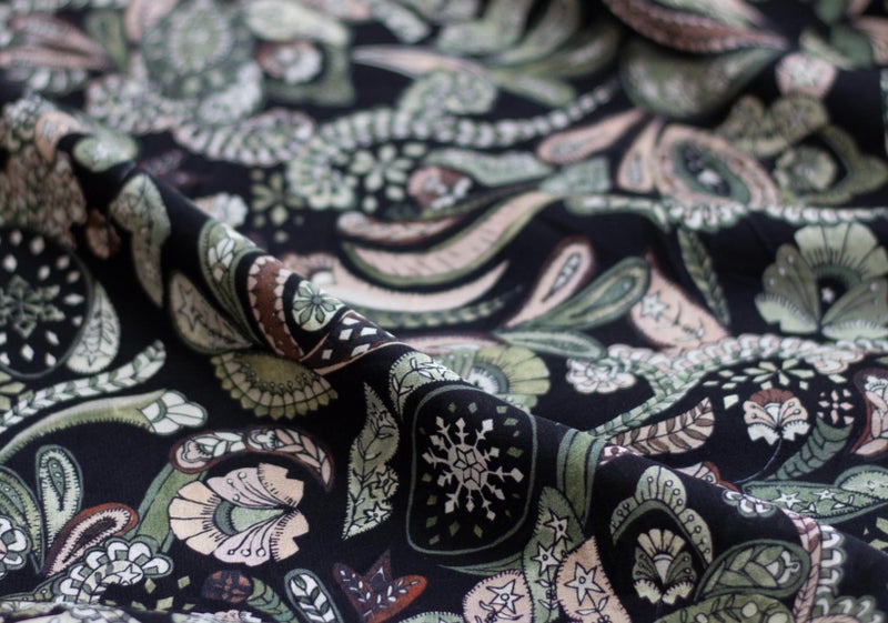 Juliette Hogan Silk Paisley Dress62938591269635111