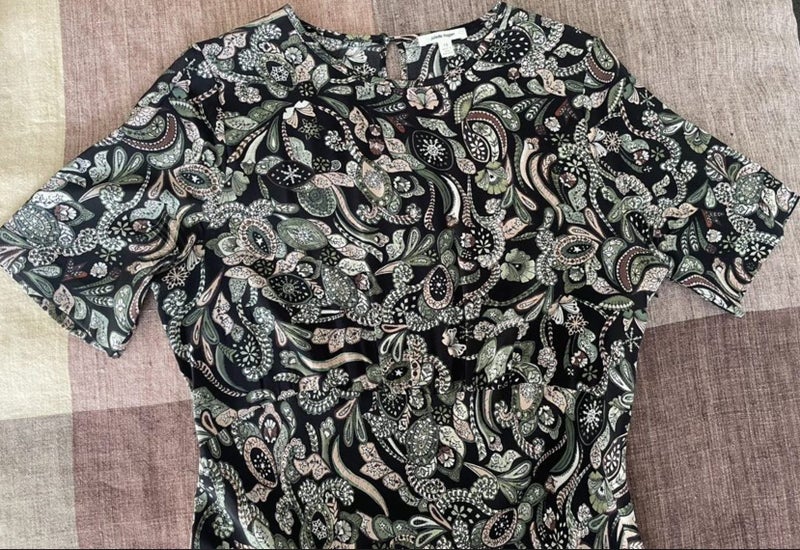 Juliette Hogan Silk Paisley Dress62938591269635114