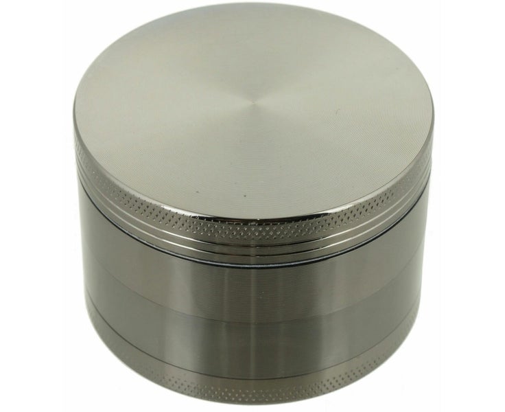 2.5" Tobacco Herb Grinder Spice Herbal 4 PC Metal Chromium Alloy Smoke Crushe Carousel 1