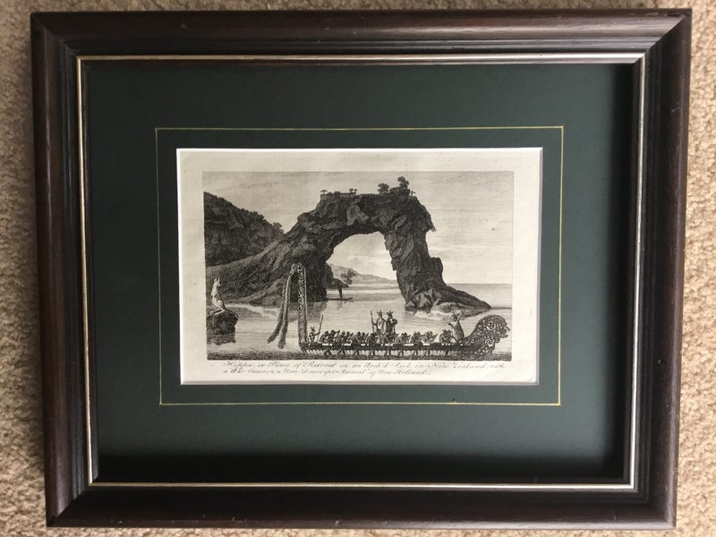 Hippah or place of Retreat.Kangaroo. 1773 Sydney Parkinson. Cook's voyages Carousel 1