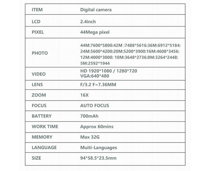 2.4 Inch LCD Kids Digital Camera 1080P HD Mini Video Camcorder For Children-g Carousel 7