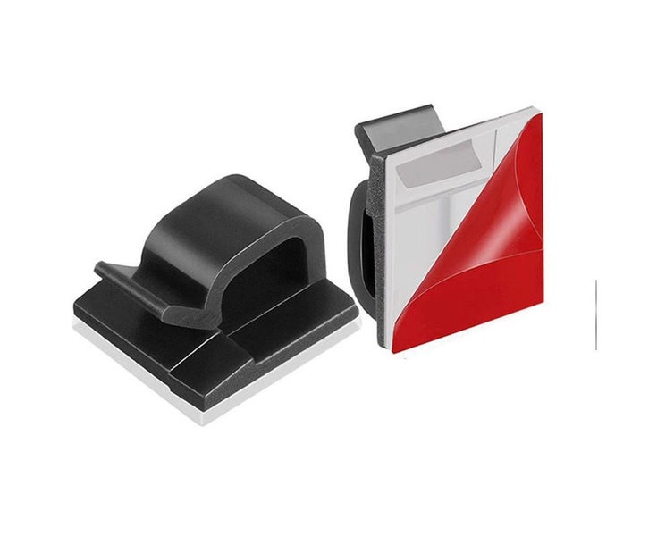 20 cable clamps, suitable for black color in car offices and homes Carousel 2