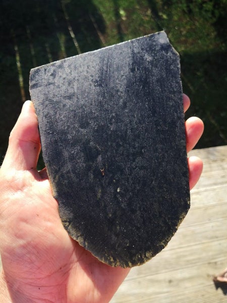 Pounamu greenstone Tile tiki carving slab Carousel 1