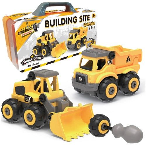 Build-ables Building Site Vehicles 2in1 Carousel 2