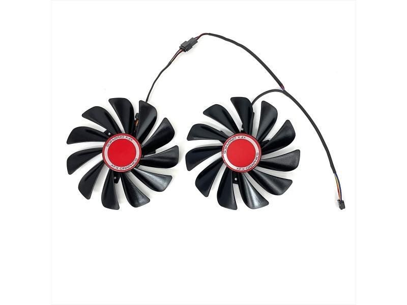 New 2pcs/set FDC10U12S9-C CF1010U12S 95mm RX590 RX580 GPU Video Card Cooler Fan Carousel 1