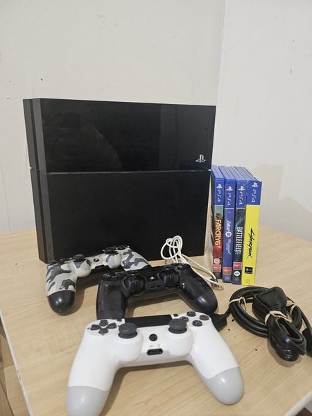 PS4 Console + Controllers + Games. $1 Reserve Carousel 1