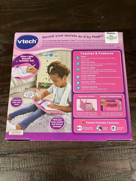 1$RES NEW Vtech Secret Safe Magic Notebook TOY62947151954051111