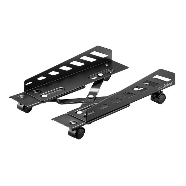 mbeat activiva Heavy-Duty PC Mobile Floor Stand with Casters Black Adjustable... Carousel 1