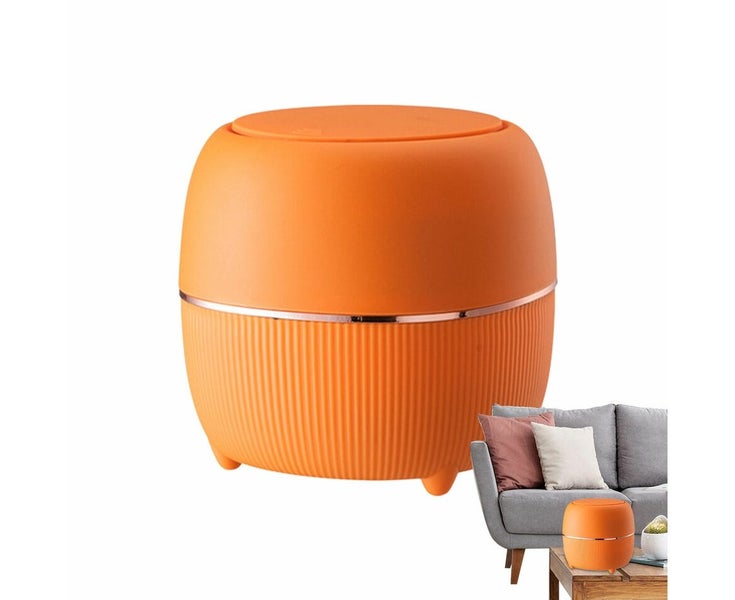 2PCS Desktop Mini Trash Can Kitchen Office Small Desk Organizer Garbage Bin W Carousel 7