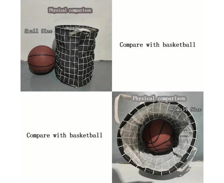 28L Foldable Laundry Hamper Dirty Clothes Basket Storage Washing Bag Organize Carousel 2