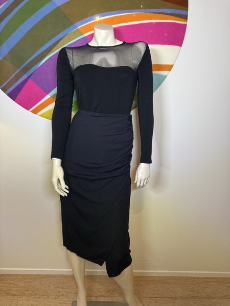 Paula Ryan Blue Black Skirt629442973644831113