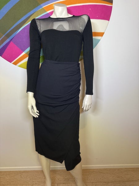 Paula Ryan Blue Black Skirt62944297364483112