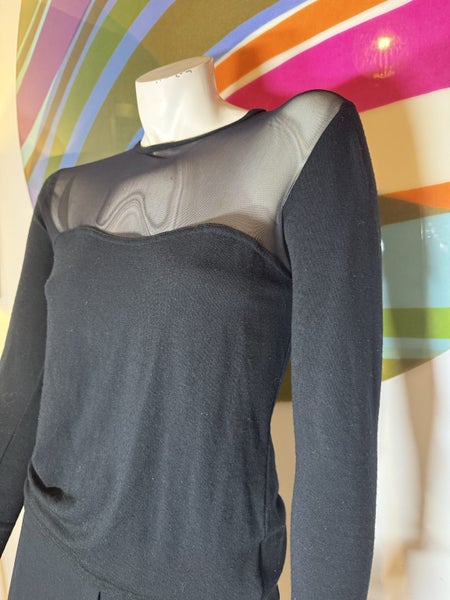 Paula Ryan Merino & Mesh Top $1 Reserve62944297393538111
