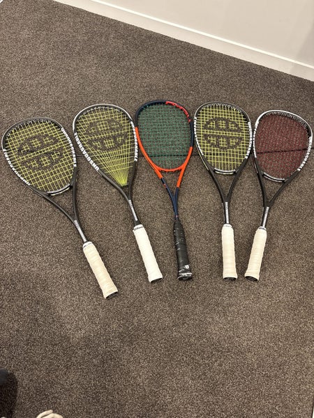 5x good squash rackets629500043361301119
