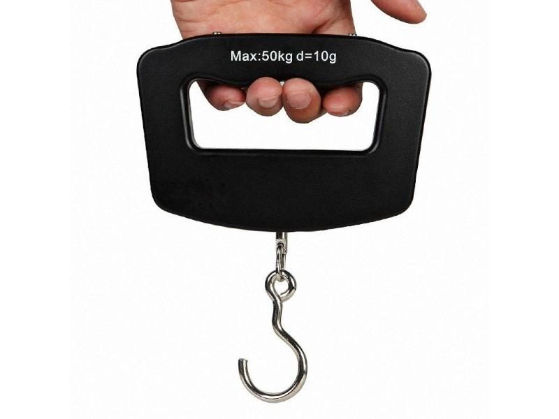 New 50kg/110lb Portable Scale LCD Digital Luggage Suitcase Scale Handled Travel Carousel 1