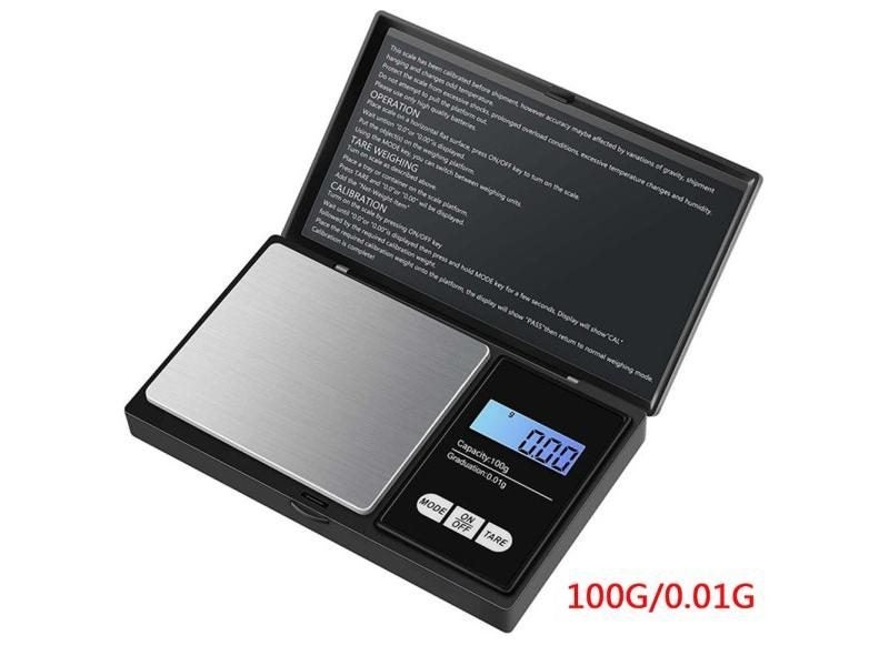 100g 500g X 0.01g High Precision Digital Kitchen Scale Jewelry Gold Balance Carousel 1