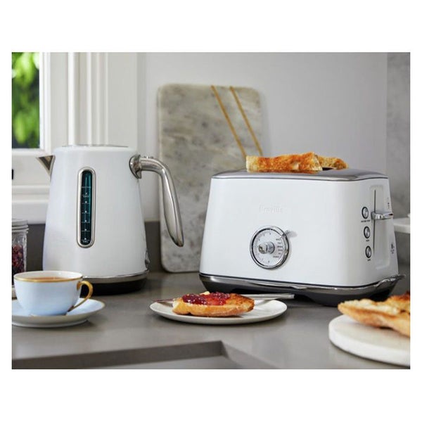 Breville Luxe Toaster and Kettle Set - Sea Salt White Carousel 2