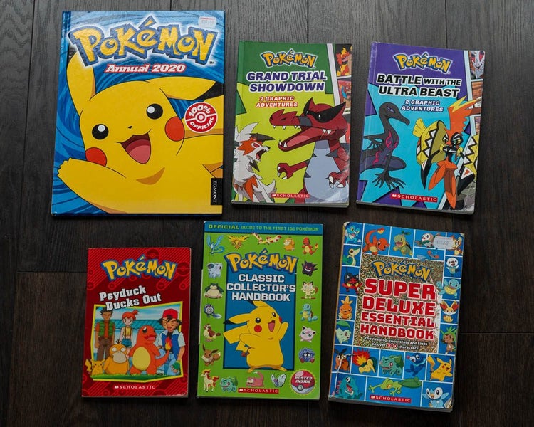 Pokemon x6 books bundle Carousel 1