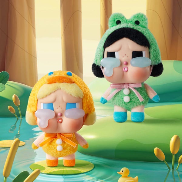 Popmart crybaby crying again vinyl face plush Carousel 2