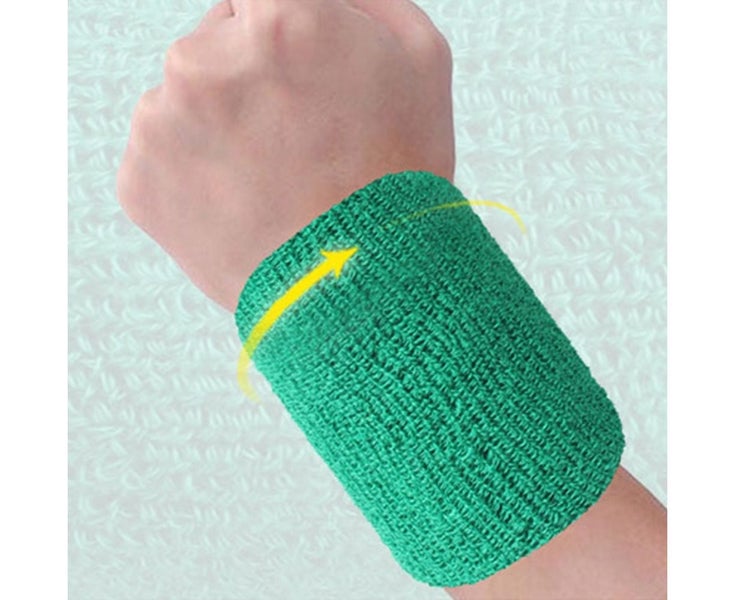 2Pcs Wristbands Absorb Sweat Towel Wrist Protector for Badminton Tennis Sport Carousel 8