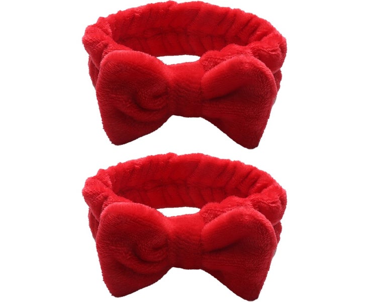 2Pcs Women Beauty Headbands, Comfort to Wash Makeup Shower Facial Skincare Sp Carousel 1