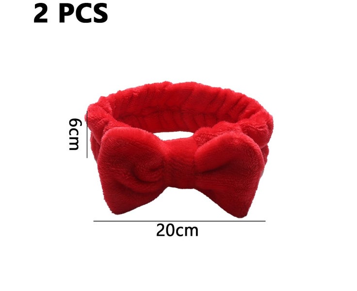 2Pcs Women Beauty Headbands, Comfort to Wash Makeup Shower Facial Skincare Sp Carousel 2