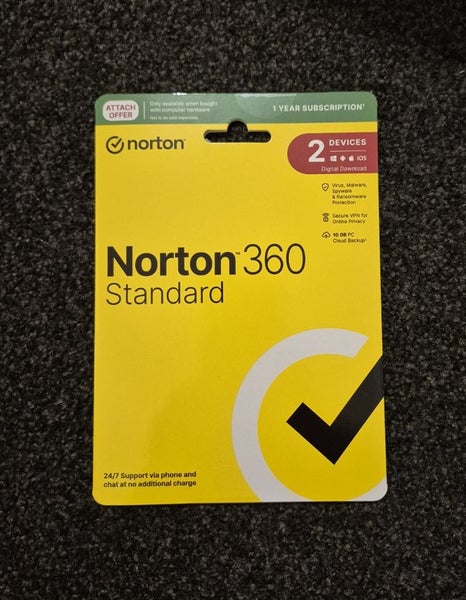 *NEW* Norton 360 Standard 2 Device + VPN and 10GB Cloud Storage Carousel 1