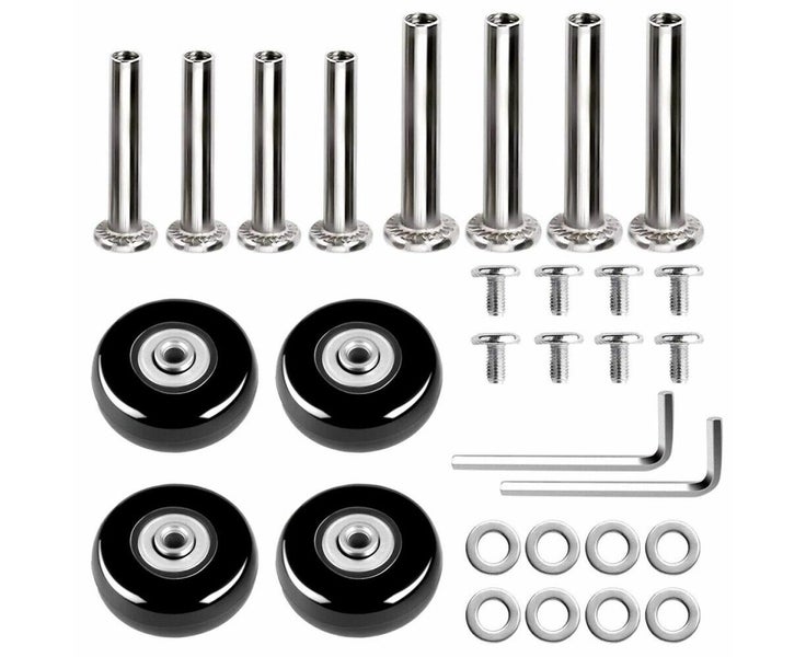 30 Pcs Luggage Repair Kit Replacement Wheels for Suitcases Tool Trolley Caste Carousel 1
