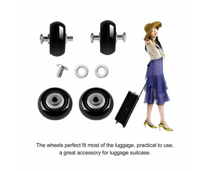 30 Pcs Luggage Repair Kit Replacement Wheels for Suitcases Tool Trolley Caste Carousel 2