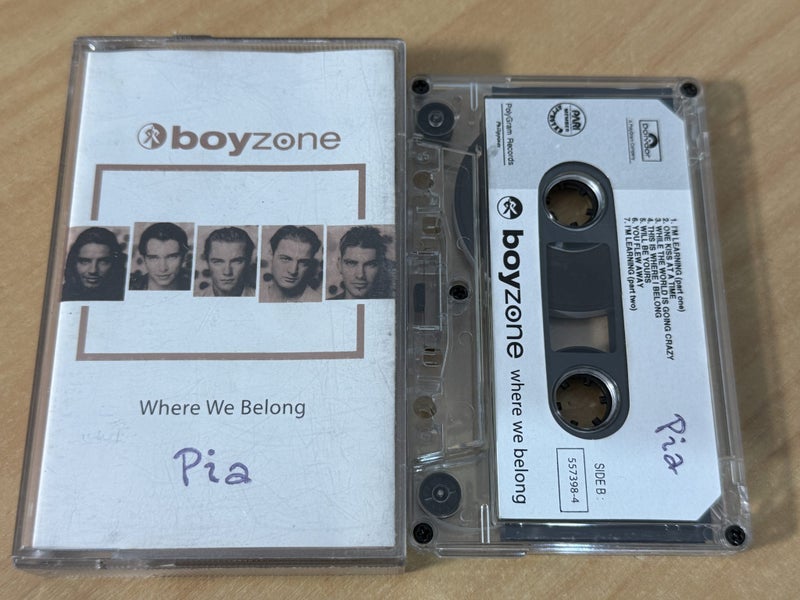 Boyzone - Where We Belong Cassette Tape RARE Carousel 1