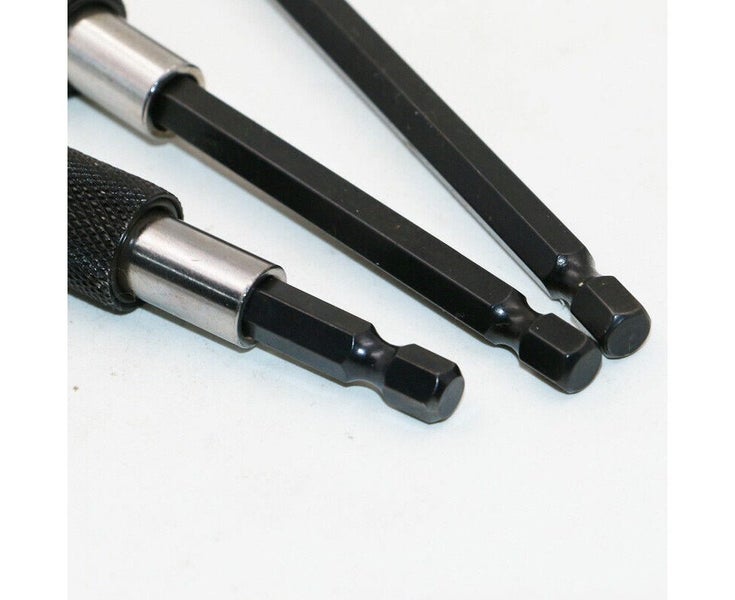 3Pcs Extension Rod Impact Driver Tools Socket Adapter Drill BIts Set Hex Shan Carousel 5