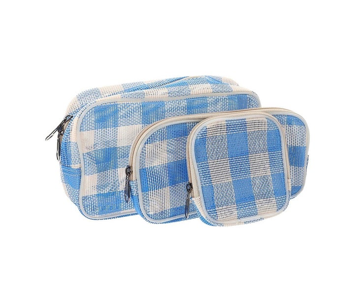 3Pcs Portable Wash Bags Travel Toiletry Bags Traveling Makeup Bags Cosmetic B Carousel 1