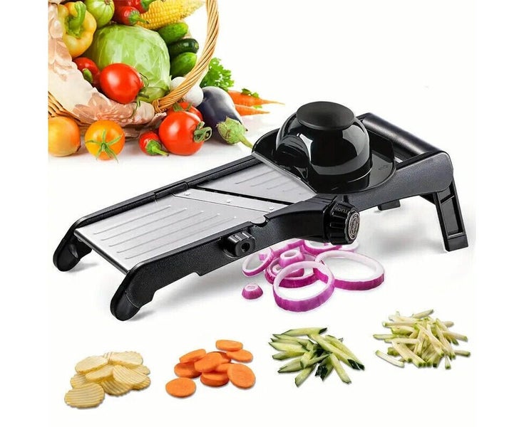 3-In-1 Kitchen Stainless Steel Mandolin Food Vegetable Slicer Carousel 1