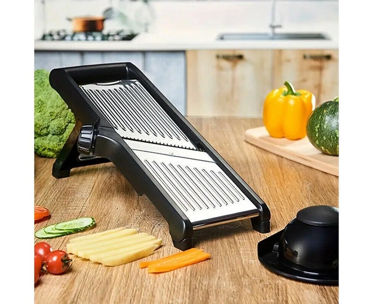 3-In-1 Kitchen Stainless Steel Mandolin Food Vegetable Slicer Carousel 2