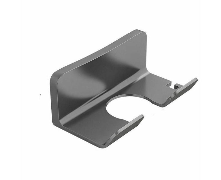 Wall Mounted Dryer Hair Stand Plastic Storage Rack Bathroom Accessories-gray Carousel 1