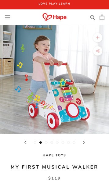 Baby Walker - Hape My First Musical Walker - MUST GO! Carousel 7